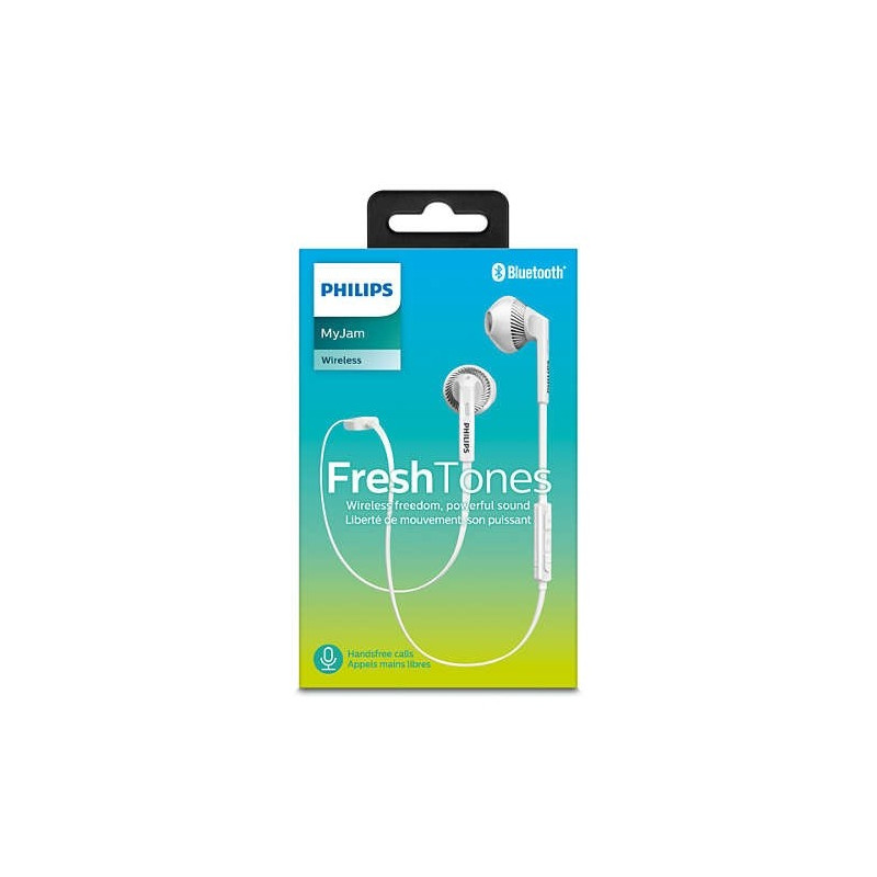 Casque Bluetooth Haut-Parleurs 14,2 mm Blanc PHILIPS - SHB5250WT/00