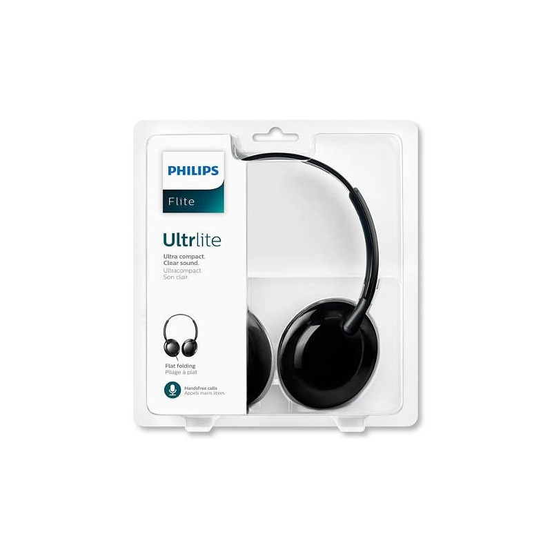 Casque Arceau avec micro Pliable Noir PHILIPS - SHL4405BK/00