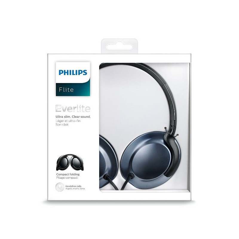 Casque Arceau avec micro Pliable Noir PHILIPS - SHL4805DC/00