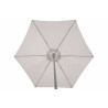 Parasol Droit Ø2.30M Pushup Anzio Taupe