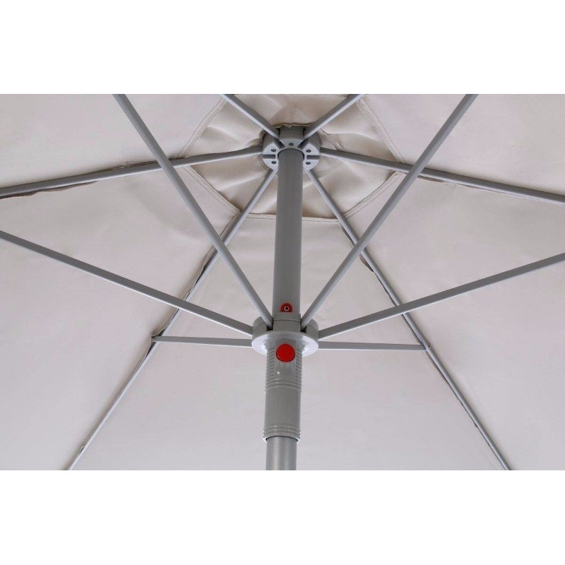 Parasol Droit Ø2.30M Pushup Anzio Taupe