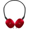 Casque supra-auriculaire pliable Series Flats Noir/Rouge - JVC - HAS160MRU