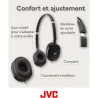 Casque supra-auriculaire pliable Series Flats Noir - JVC - HAS160MBU