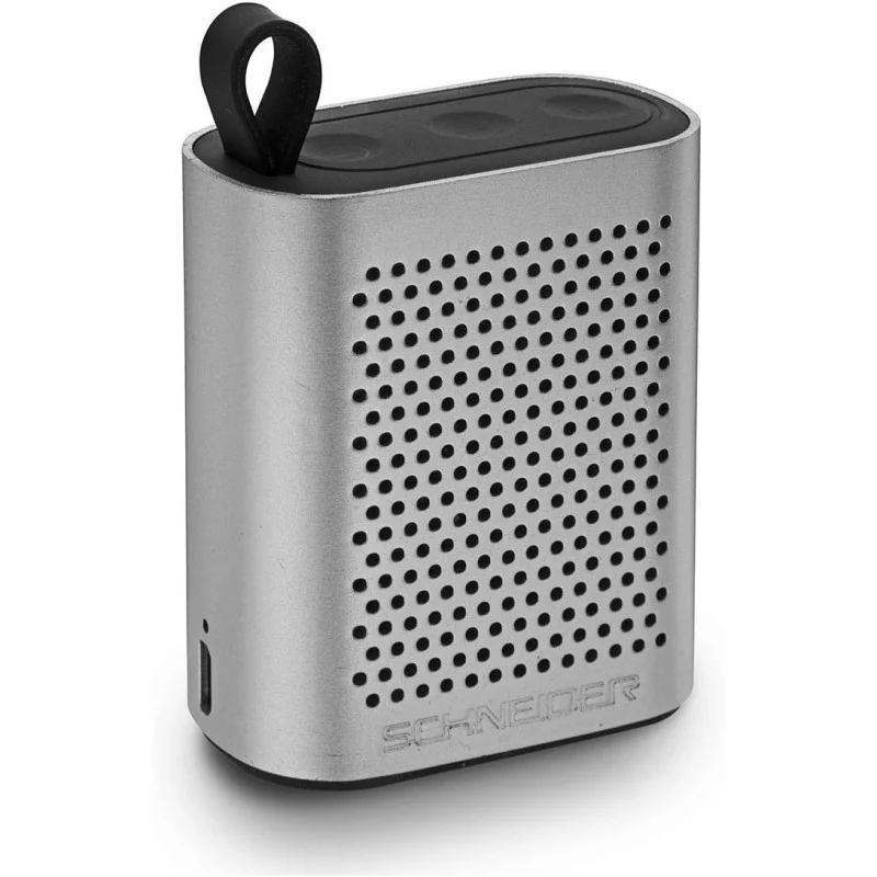 Enceinte bluetooth Groove Micro 5W Argenté - SCHNEIDER - SCCG155SPKSIL