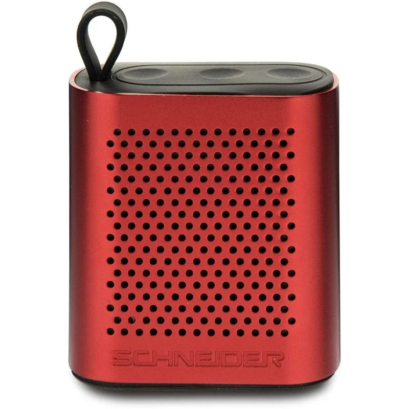 Enceinte bluetooth Groove Micro 5W Rouge - SCHNEIDER - SCCG155SPKRED