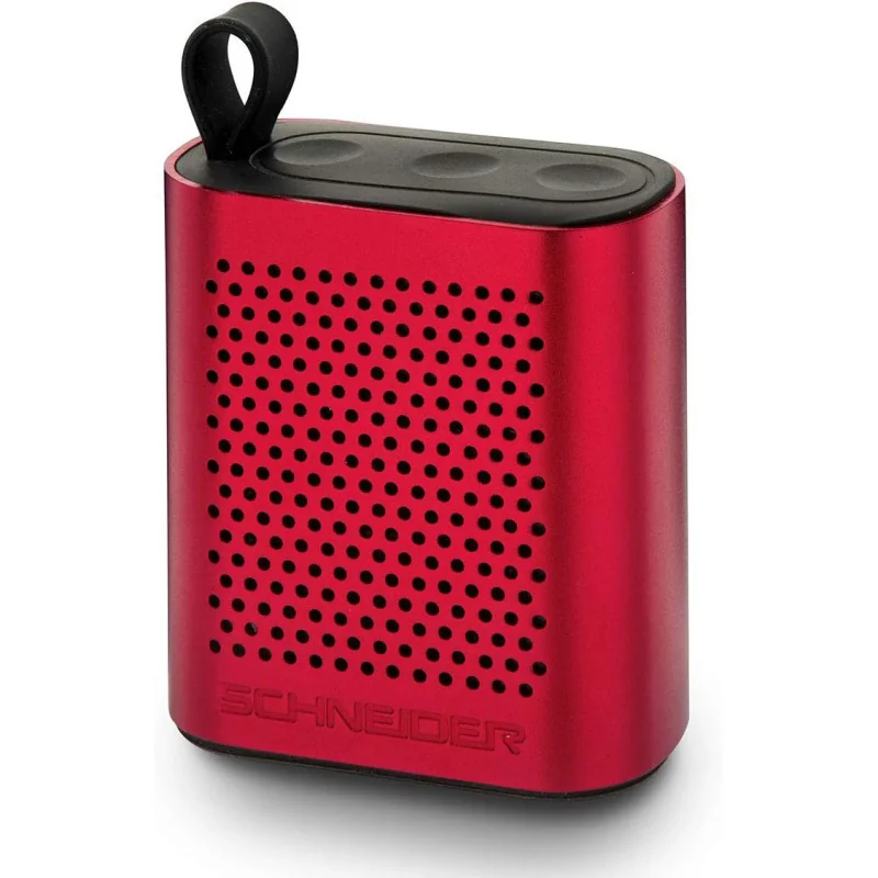 Enceinte bluetooth Groove Micro 5W Rouge - SCHNEIDER - SCCG155SPKRED