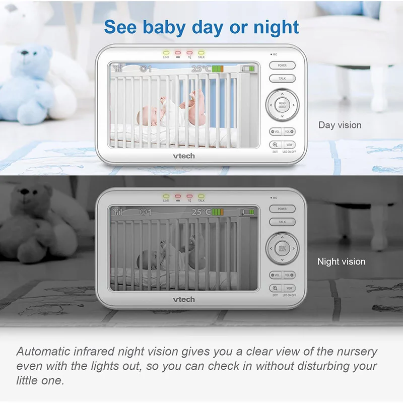 Babyphone Vidéo Vision XXL Blanc VTECH - Dès la naissance