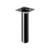 Pied Meuble Cylindrique Hettich Fixe Acier Époxy Noir