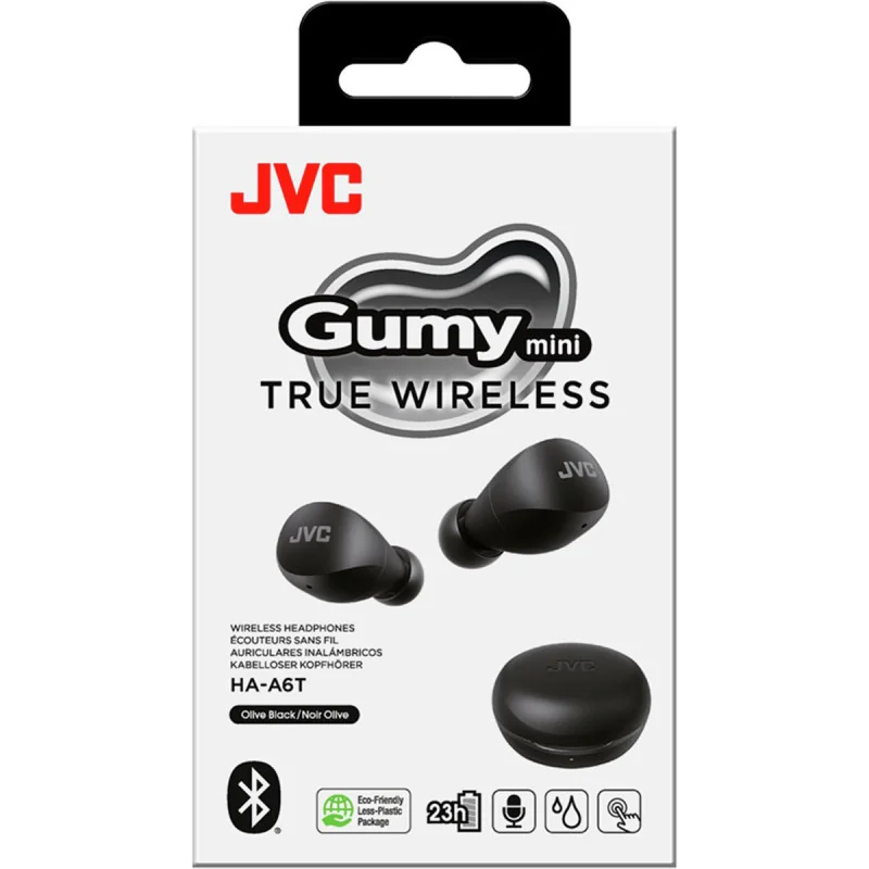 Écouteurs Bluetooth Gumy mini True Wireless Noir - JVC - HAA6TBU