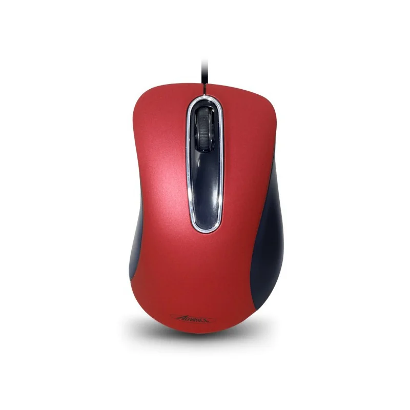 Souris filaire optique Shape 3D 1000 Dpi Rouge - ADVANCE - SOURSS3DREADVA