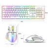 Pack clavier & souris gamer sans fil Ultimate 600 Blanc - SPIRIT OF GAMER - CLAVCLSMK600SSOG