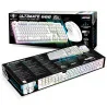 Pack clavier & souris gamer sans fil Ultimate 600 Blanc - SPIRIT OF GAMER - CLAVCLSMK600SSOG