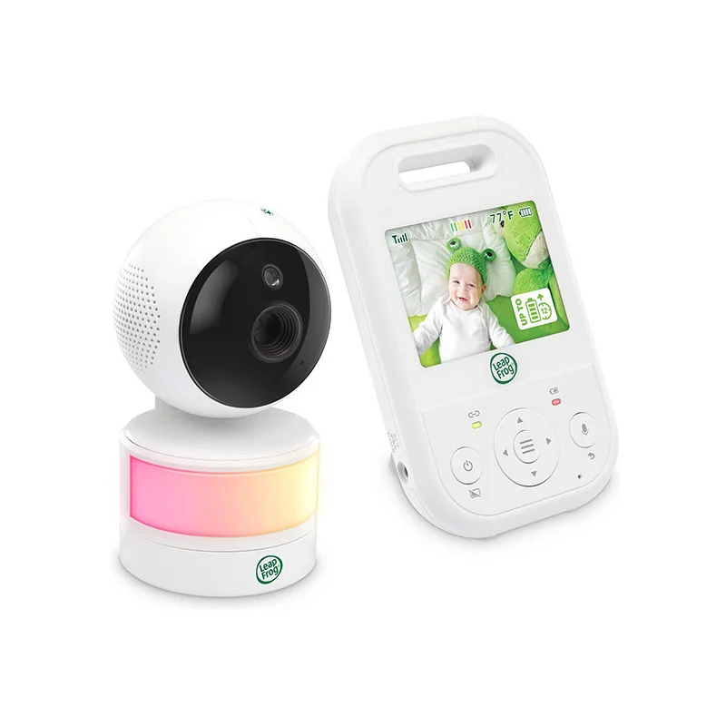 Babyphone panoramique/inclinable ACL IPS 2.8" Blanc LEAPFROG - Dès la naissance