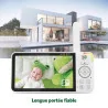 Babyphone intelligents avec écran HD 5" Blanc LEAPFROG - Dès la naissance