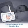 Babymonitor numérique avec écran LCD 5" Blanc VTECH - Dès la naissance