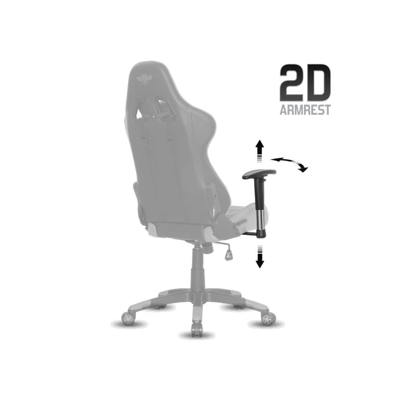 Fauteuil gaming Demon Black Noir - SPIRIT OF GAMER - FAUTDEMONBKSOG