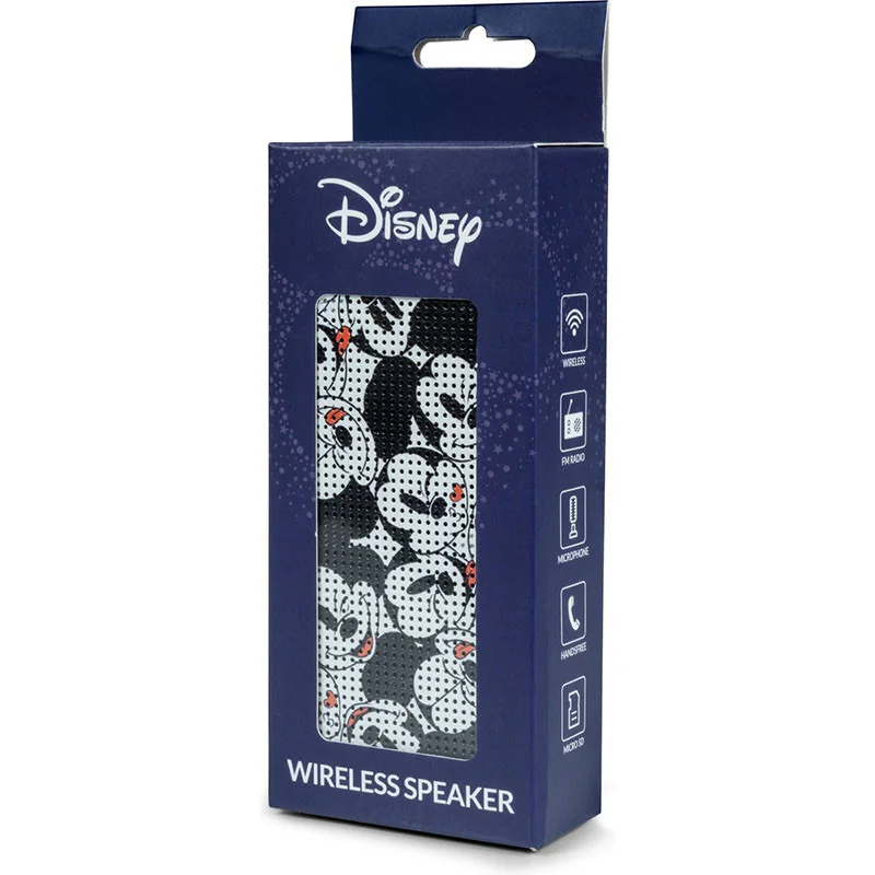 Enceinte portable sans fil Disney Mickey Mouse 3W Noir - BIGoEN - HPDSPMIC004BB