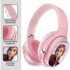 Casque audio sans fil La Reine des neiges Disney rose - BIGBEN - CASQDHPWFROZEN002BB