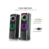 Kit enceintes 2en1 Soundphonics 2.0 RGB 6W RMS Noir - ADVANCE - HPSPU900BADVA