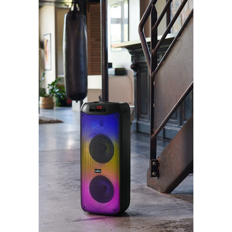 Enceinte de soirée Bluetooth Party 200W avec effets lumineux Noir - BIGBEN - HPPARTYBTHPLBB