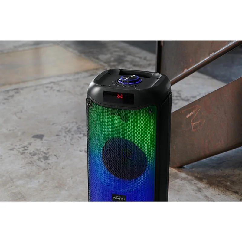 Enceinte de soirée Bluetooth Party 200W avec effets lumineux Noir - BIGBEN - HPPARTYBTHPLBB