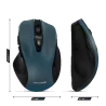 Souris sans fil Shape 6D 2400Dpi Bleu/Noir - ADVANCE - SOURSSHAPEBLADVA