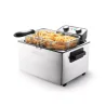 Friteuse électrique semi professionnelle 3000W 5L Inox - KITCHENCOOK - KFRYXLINOX