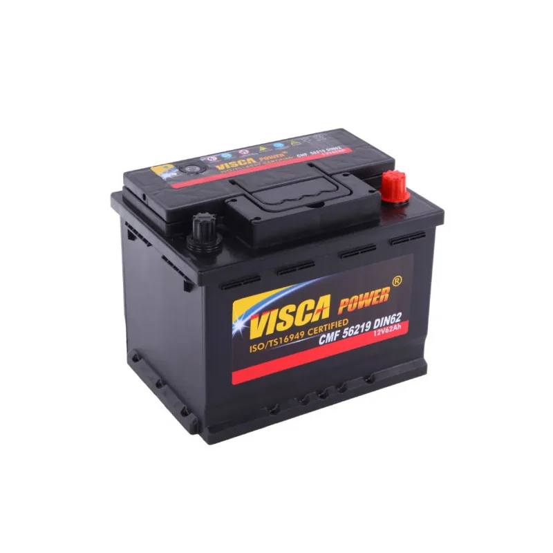 Batterie de voiture 12V 62Ah - VISCA - CMF56219DIN62