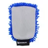 Gant de lavage chenille carrosserie & vitres pour voitures Bleu/Blanc - MICHELIN - 9482