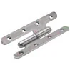 Paumelle Inox Pour Porte Hettich, L.110 X L.55 Mm