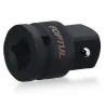 Adaptateur à chocs 1/2"(F)x3/4"(M) noir - TOPTUL - KACA1624