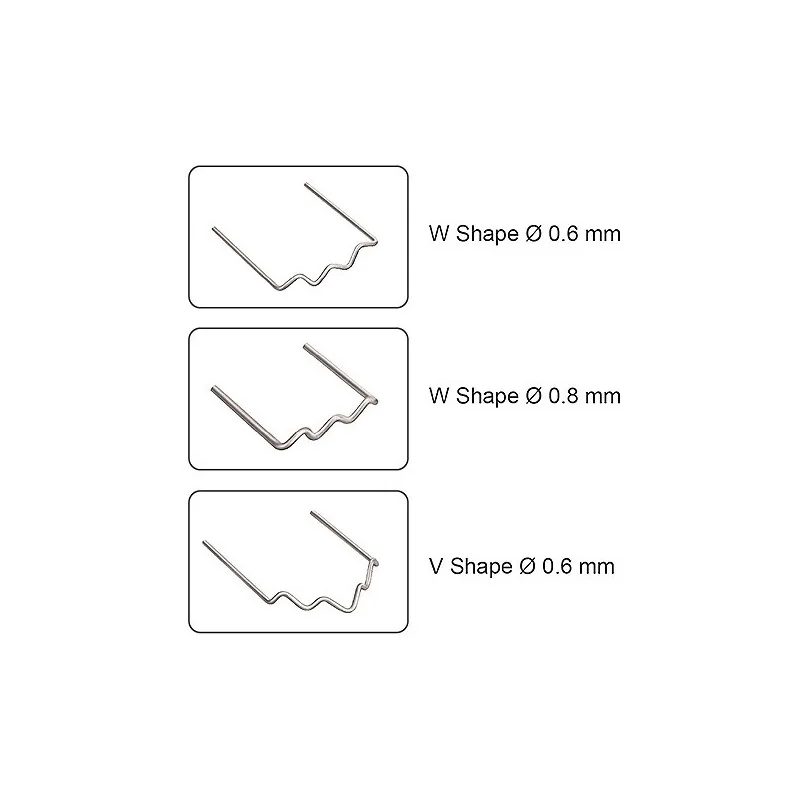 Jeu d'agrafes de réparation Ø0.8mm - TOPTUL - JLAV0208