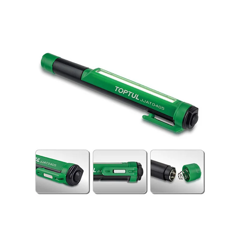 Ensemble de 12 stylos LED rechargeable COB 5W + boîte d'affichage - TOPTUL - JJAT0405S