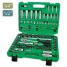 Coffret jeu de douilles à flanc 1/4" et 1/2"108pcs - TOPTUL - GCAI108R