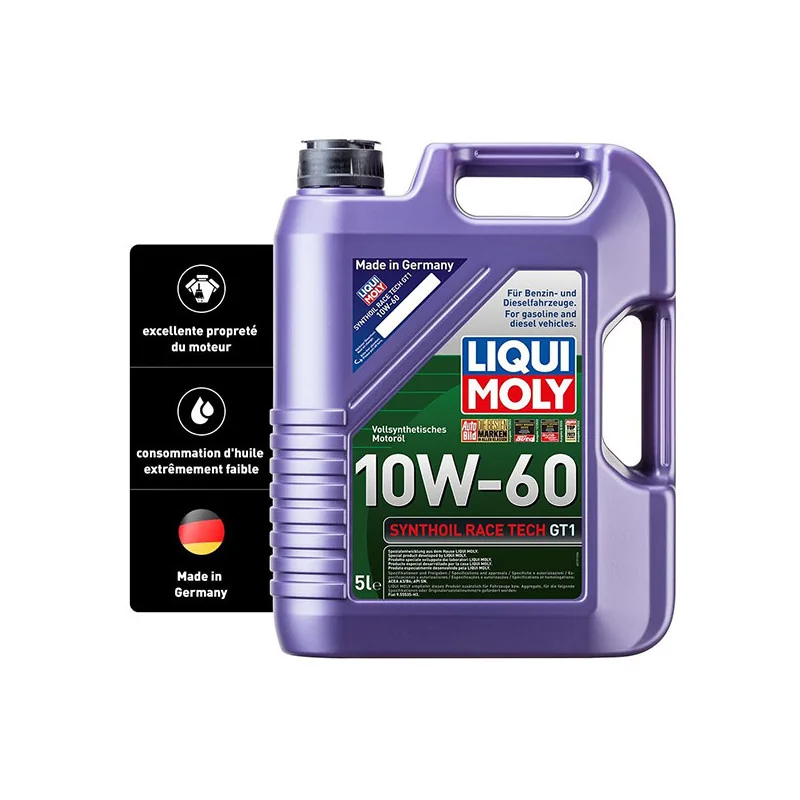 Huile moteur Synthoil Race Tech GT1 10W-60 1L - LIQUI MOLY - 8909