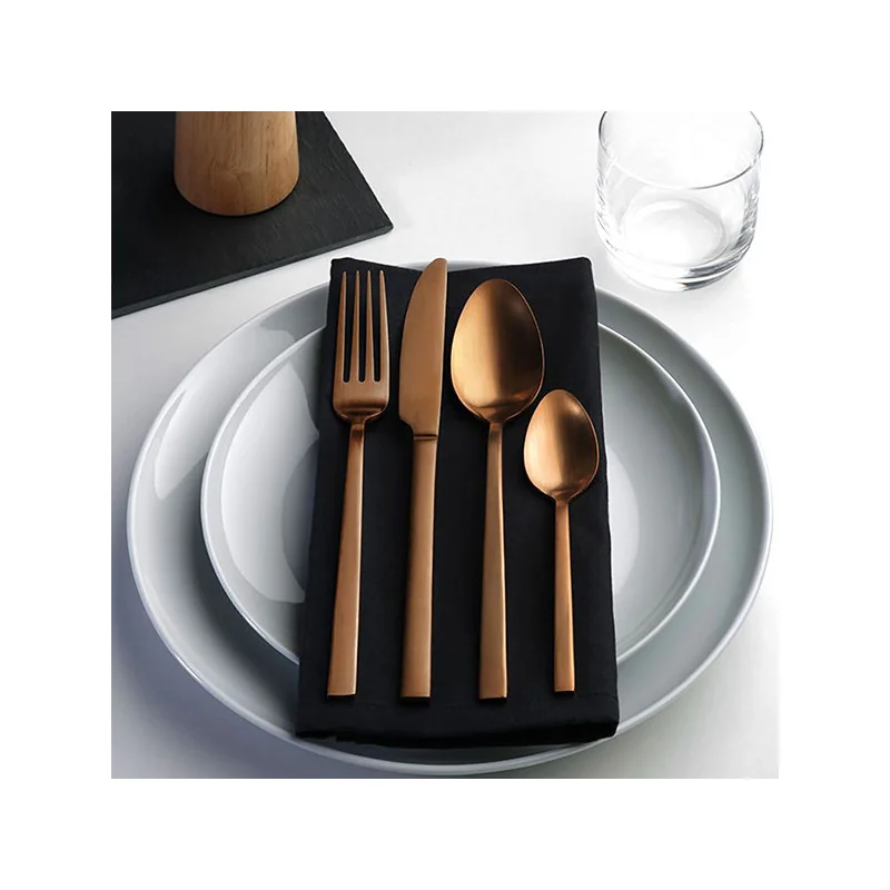 Couverts de table en acier inoxydable 16 pièces Cuivre - TABLEWARE COLLECTION - PR-9385AEAFV2B60