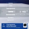 Lave-linge séchante Ai Control 1400tr/min lavage 12Kg séchage 8Kg Blanc - SAMSUNG - WD12T504DWW/S3