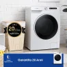 Lave-linge séchante Ai Control 1400tr/min lavage 12Kg séchage 8Kg Blanc - SAMSUNG - WD12T504DWW/S3