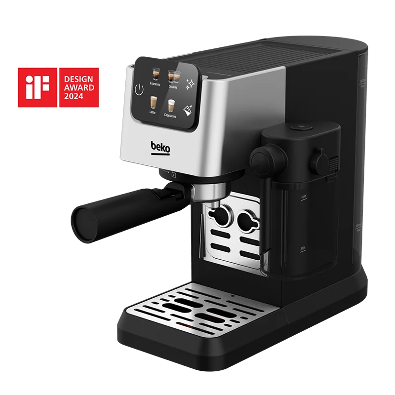 Machine à café Expresso Entièrement automatique 1,1L 1628W Noir/Inox - BEKO - CEP5304X