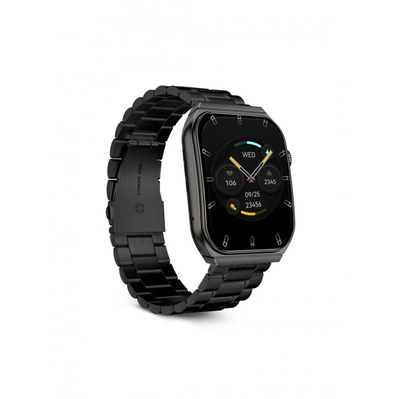 Montre connectée 1,43" Amoled Titanium Noir - KSIX - BXSW21N