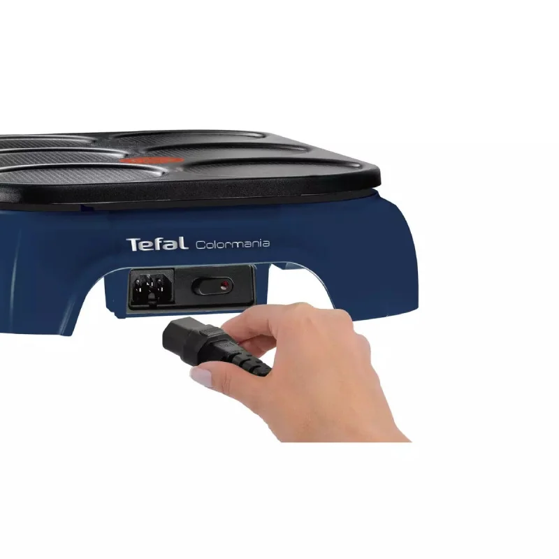 Crépière 6 personnes Crep'party 1000W Bleu - TEFAL - PY559410