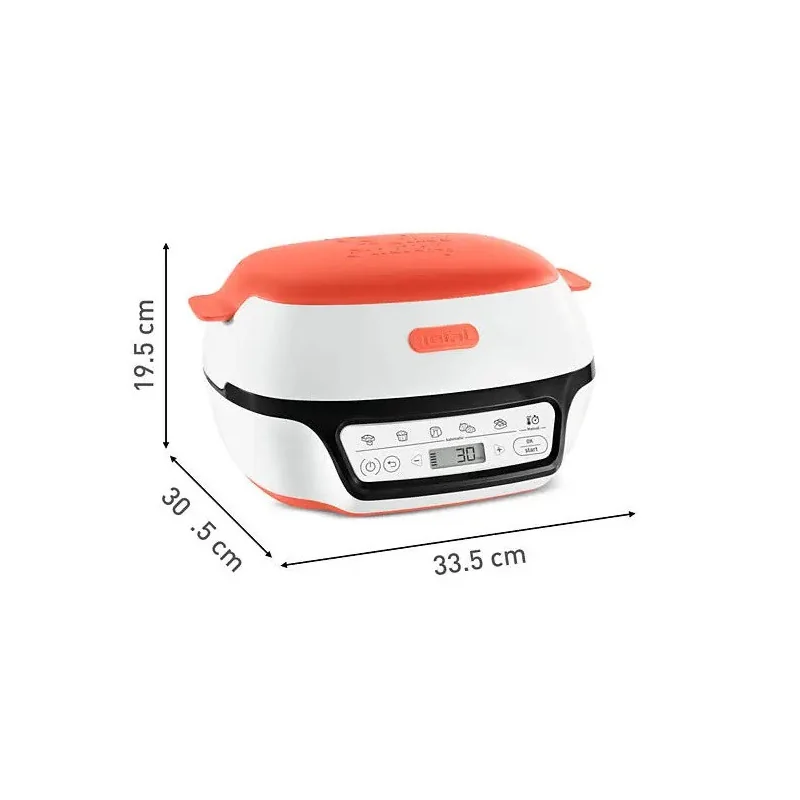 Appareil à gâteaux Cake Factory Tutti Frutti Blanc/Orange - TEFAL - KD801510