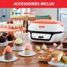 Appareil à gâteaux Cake Factory Tutti Frutti Blanc/Orange - TEFAL - KD801510