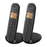 Téléphone fixe sans fil Logicom Dect - LOGICOM - ILOA DUO 250 NOIR