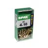 Lot De 25 Vis Acier Tête Fraisée Pozidriv Spax, Diam.3.5 Mm X L.16 Mm