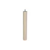 Pied De Table Basse Cylindrique Fixe Hêtre Brut Blanc / Beige / Naturels, 36 Cm