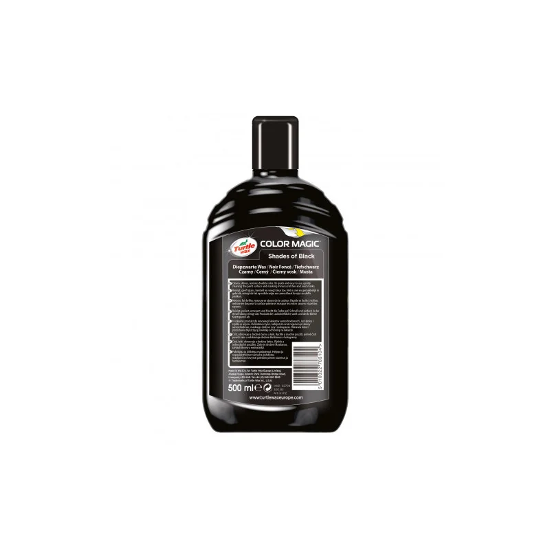 Polissage de peinture Color Magic Noir 500mL - TURTLE WAX - 1830846