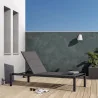 Bain de soleil aluminium Aquila II