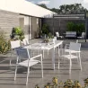 Table de jardin aluminium Lyra II