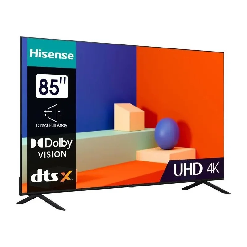 TV - LED - HISENSE - 215 cm - 4K - 60 Hz - Smart TV - 85A6K